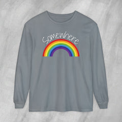 Somewhere Over the Rainbow - Long Sleeve Crewneck T-Shirt