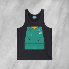Mini-Bodz Scrubs (Green) - Jersey Tank Top
