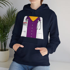 Mini-Bodz Doctor (Button-Up Shirt) - Mediumweight Hoodie