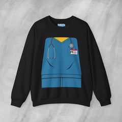Mini-Bodz Scrubs (Blue) - Mediumweight Sweatshirt