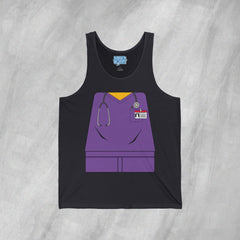 Mini-Bodz Scrubs (Purple) - Jersey Tank Top