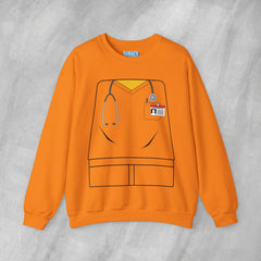 Mini-Bodz Scrubs (Garment Color) - Mediumweight Sweatshirt