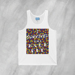 I Survived the Ball Pit - Jersey Tank Top