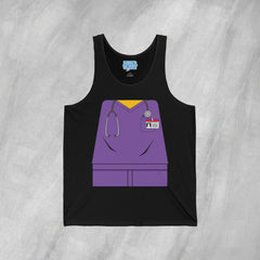 Mini-Bodz Scrubs (Purple) - Jersey Tank Top