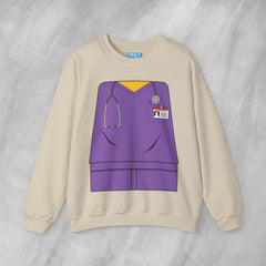 Mini-Bodz Scrubs (Purple) - Mediumweight Sweatshirt