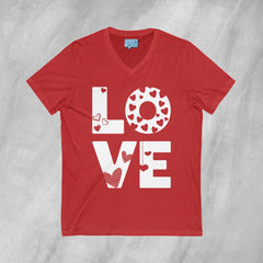 Love - Short Sleeve V-Neck T-Shirt