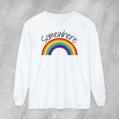 Somewhere Over the Rainbow - Long Sleeve Crewneck T-Shirt