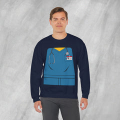 Mini-Bodz Scrubs (Blue) - Mediumweight Sweatshirt