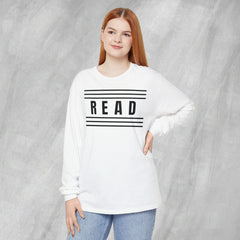 Read Between the Lines - Long Sleeve Crewneck T-Shirt