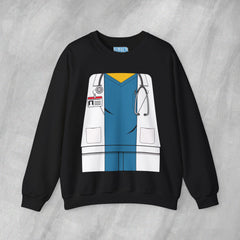 Mini-Bodz Doctor (Blue Scrubs) - Mediumweight Sweatshirt