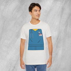 Mini-Bodz Scrubs (Blue) - Short Sleeve Crewneck T-Shirt