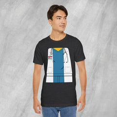 Mini-Bodz Doctor (Blue Scrubs) - Short Sleeve Crewneck T-Shirt
