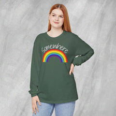 Somewhere Over the Rainbow - Long Sleeve Crewneck T-Shirt