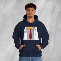 Mini-Bodz Doctor (Shirt & Tie) - Mediumweight Hoodie