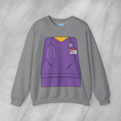 Mini-Bodz Scrubs (Purple) - Mediumweight Sweatshirt