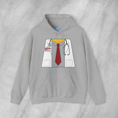 Mini-Bodz Doctor (Shirt & Tie) - Mediumweight Hoodie