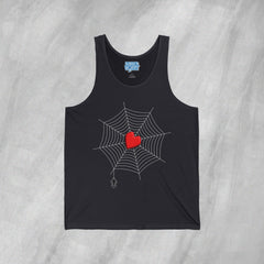 Heart of the Web - Jersey Tank Top