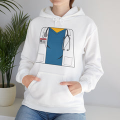 Mini-Bodz Doctor (Blue Scrubs) - Mediumweight Hoodie