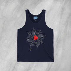 Heart of the Web - Jersey Tank Top