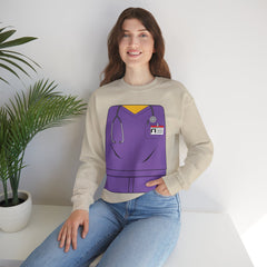 Mini-Bodz Scrubs (Purple) - Mediumweight Sweatshirt