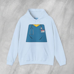 Mini-Bodz Scrubs (Blue) - Mediumweight Hoodie