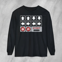 Cheat Code - Long Sleeve Crewneck T-Shirt