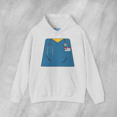 Mini-Bodz Scrubs (Blue) - Mediumweight Hoodie