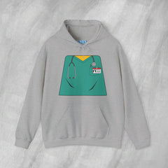 Mini-Bodz Scrubs (Green) - Mediumweight Hoodie