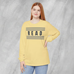 Read Between the Lines - Long Sleeve Crewneck T-Shirt