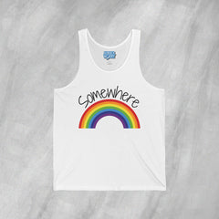 Somewhere Over the Rainbow - Jersey Tank Top