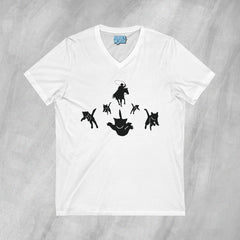 Herding Cats - Short Sleeve V-Neck T-Shirt