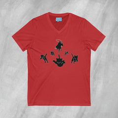 Herding Cats - Short Sleeve V-Neck T-Shirt