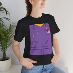 Mini-Bodz Scrubs (Purple) - Short Sleeve Crewneck T-Shirt