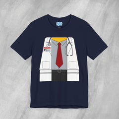 Mini-Bodz Doctor (Shirt & Tie) - Short Sleeve Crewneck T-Shirt