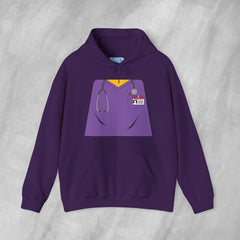 Mini-Bodz Scrubs (Purple) - Mediumweight Hoodie