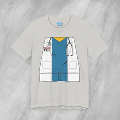 Mini-Bodz Doctor (Blue Scrubs) - Short Sleeve Crewneck T-Shirt
