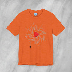 Heart of the Web - Short Sleeve Crewneck T-Shirt