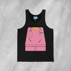 Mini-Bodz Scrubs (Pink) - Jersey Tank Top
