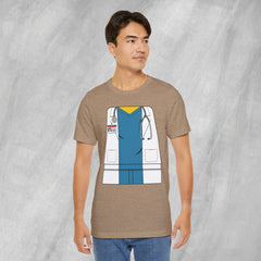 Mini-Bodz Doctor (Blue Scrubs) - Short Sleeve Crewneck T-Shirt