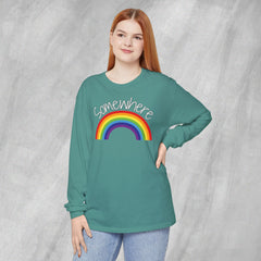 Somewhere Over the Rainbow - Long Sleeve Crewneck T-Shirt