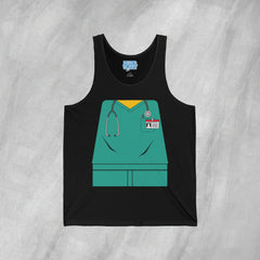 Mini-Bodz Scrubs (Green) - Jersey Tank Top