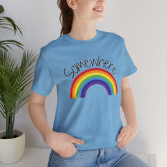 Somewhere Over the Rainbow - Short Sleeve Crewneck T-Shirt