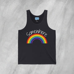 Somewhere Over the Rainbow - Jersey Tank Top