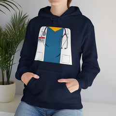 Mini-Bodz Doctor (Blue Scrubs) - Mediumweight Hoodie