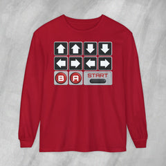 Cheat Code - Long Sleeve Crewneck T-Shirt