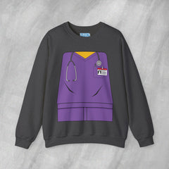 Mini-Bodz Scrubs (Purple) - Mediumweight Sweatshirt