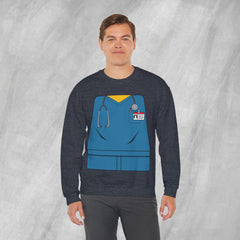 Mini-Bodz Scrubs (Blue) - Mediumweight Sweatshirt