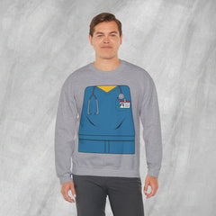 Mini-Bodz Scrubs (Blue) - Mediumweight Sweatshirt