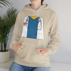 Mini-Bodz Doctor (Blue Scrubs) - Mediumweight Hoodie