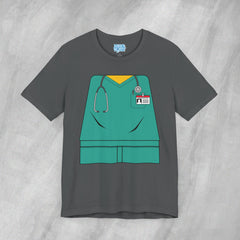 Mini-Bodz Scrubs (Green) - Short Sleeve Crewneck T-Shirt
